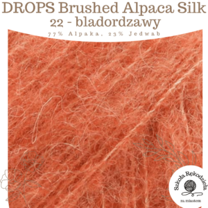 Drops Brushed Alpaca Silk, 22, bladordzawy, Szkoła Rękodzieła za Miastem