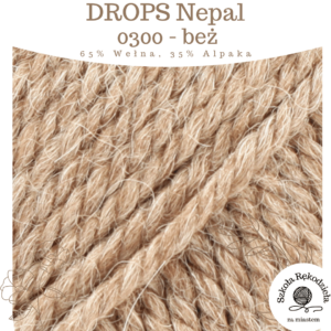 Drops Nepal, 0300, beż, Szkoła Rękodzieła za Miastem