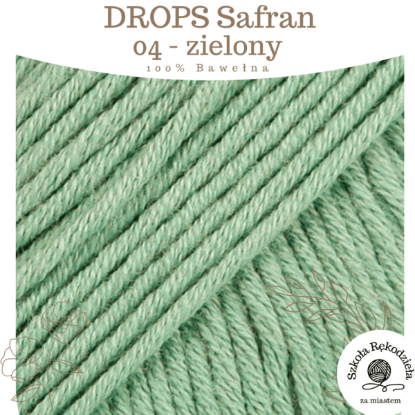 Drops Safran, 04, zielony, Szkoła Rękodzieła za Miastem